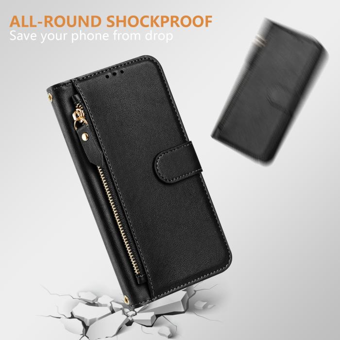 Bild 5, Motorola Moto G56 5G Fodral Multifunktionell Läder Svart