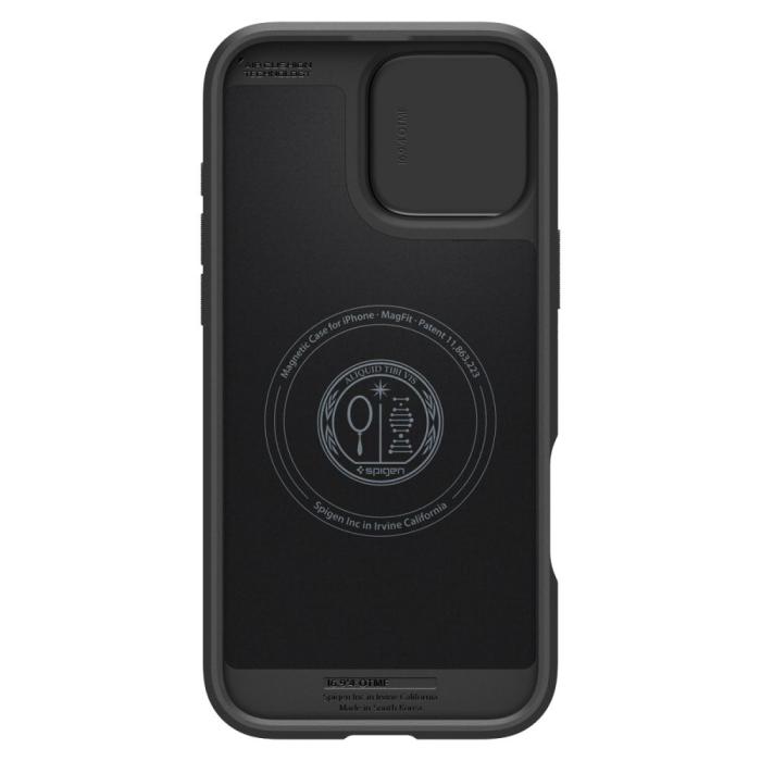 Bild 4, Spigen iPhone 16 Pro Skal MagSafe Optik Armor Black