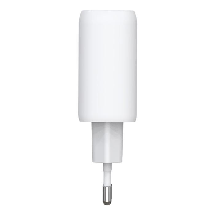 Bild 4, Amorus 30W GaN PD QC USB-C / USB-A Väggladdare Vit