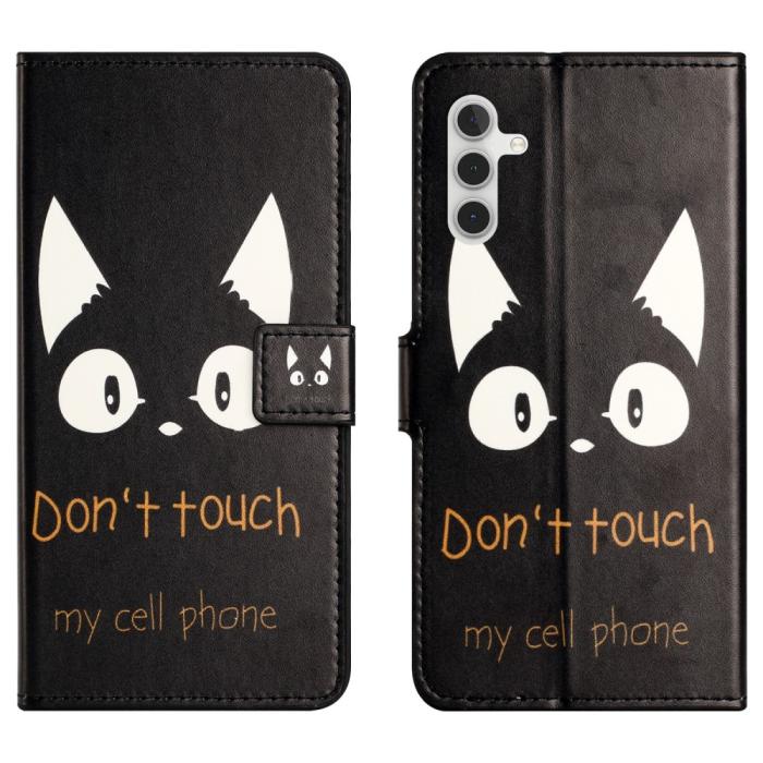Bild 1, Samsung Galaxy A15 5G Fodral Med Tryck Dont Touch Katt