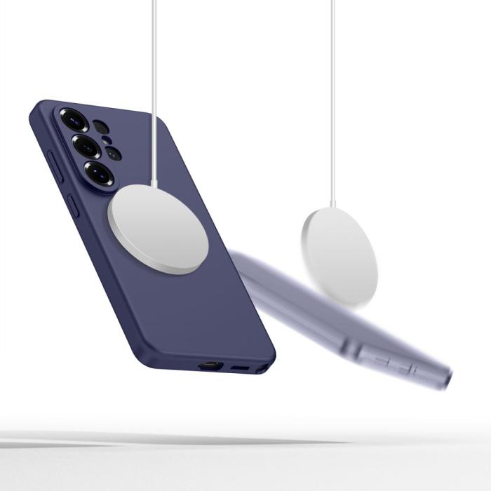 Bild 5, Tech-Protect Galaxy S26 Ultra Skal MagSafe Silicone Cobalt Violet