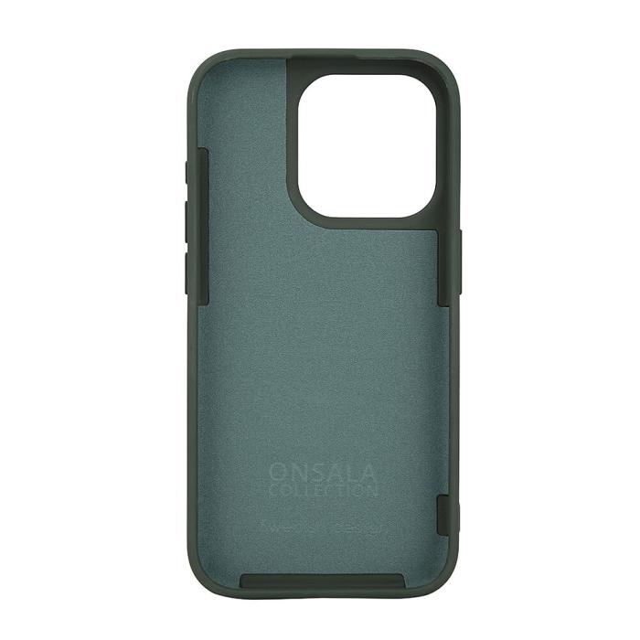 Bild 3, ONSALA iPhone 15 Pro MagSafe Skal Med Silikonyta Olivgrön
