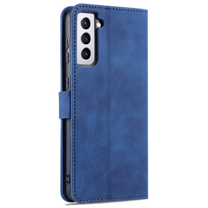 Bild 6, AZNS Samsung Galaxy S23 Fodral Läder Blå