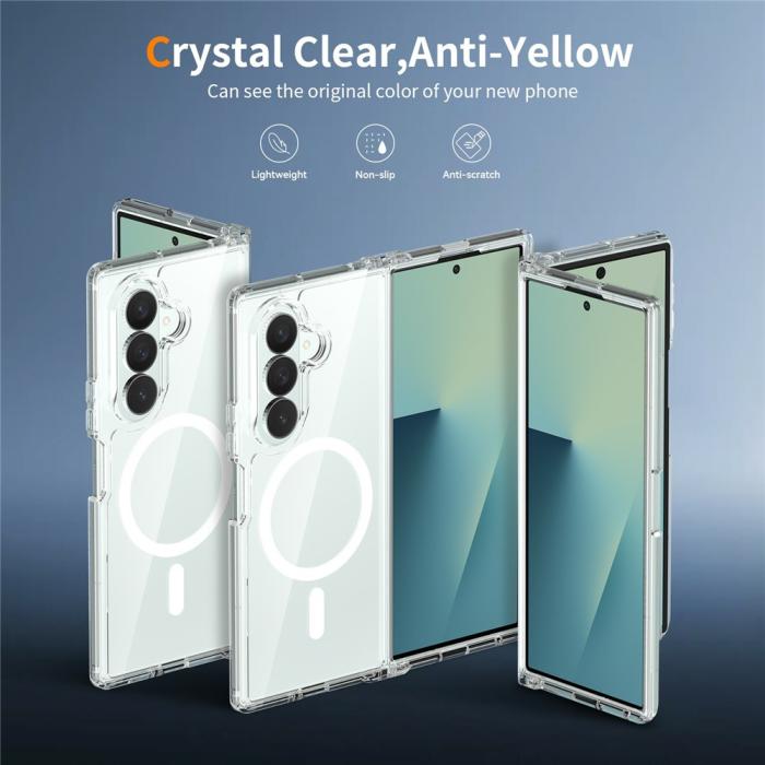 Bild 2, Samsung Galaxy Z Fold 8 Ultra Skal MagSafe TPU Transparent