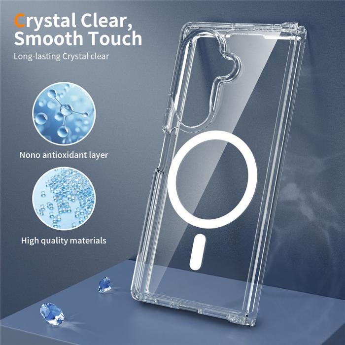 Bild 4, Samsung Galaxy Z Fold 8 Ultra Skal MagSafe TPU Transparent