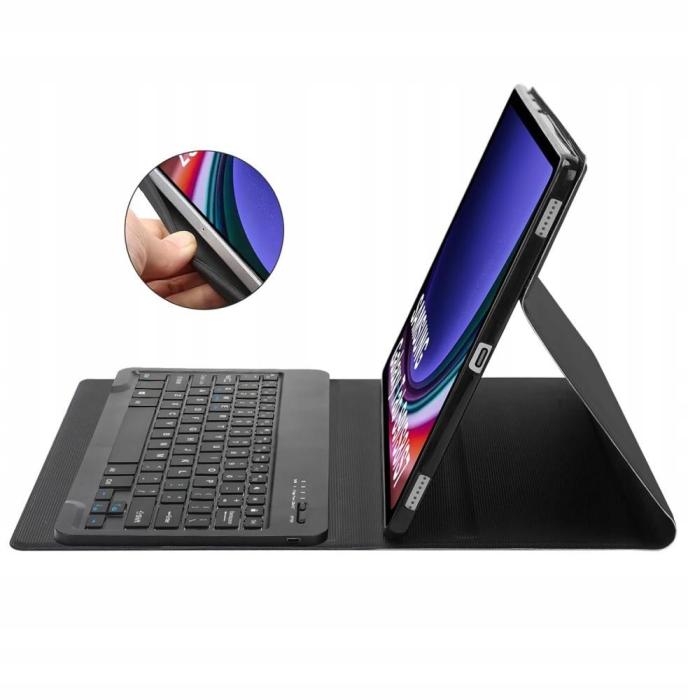 Bild 5, Tech-Protect Galaxy Tab A9 Plus Fodral SC Tangentbord Svart