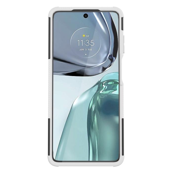 Bild 3, Motorola Moto G62 5G Skal Ultimata Stöttåligt med Stöd Vit
