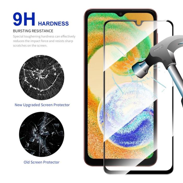 Bild 3, ENKAY Samsung Galaxy A04s 2-PACK Skärmskydd Heltäckande