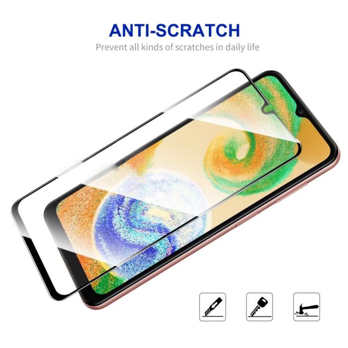 Bild 4, ENKAY Samsung Galaxy A04s 2-PACK Skärmskydd Heltäckande