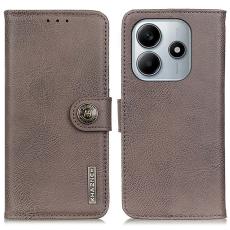 KHAZNEH Xiaomi Redmi Note 14 4G Fodral L&auml;der Khaki