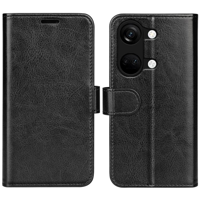 Bild 1, OnePlus Nord 3 5G Fodral Crazy Horse Läder Svart