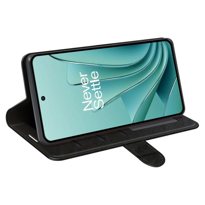 Bild 3, OnePlus Nord 3 5G Fodral Crazy Horse Läder Svart