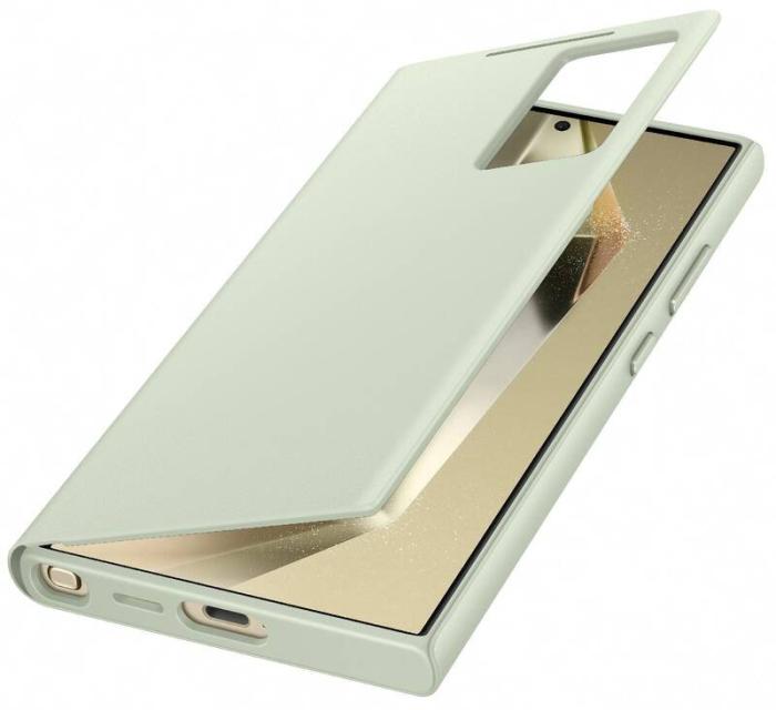 Bild 5, Samsung Galaxy S24 Ultra Fodral Smart Clear View Light Green