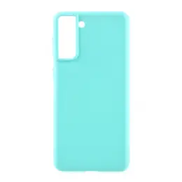 Samsung Galaxy S21 Plus - Matt TPU Skal - Cyan