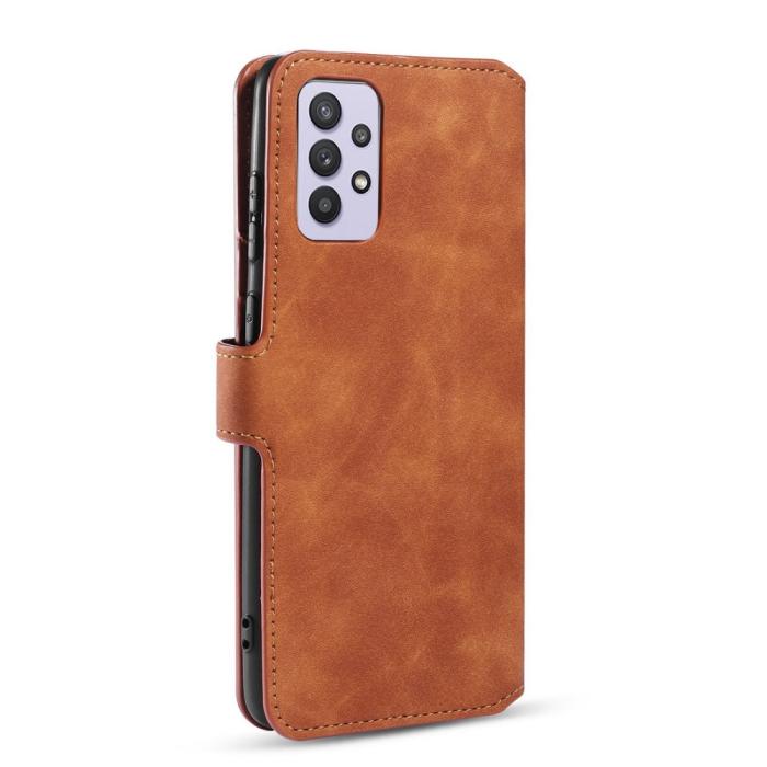 Bild 3, Samsung Galaxy A32 5G - DG.MING Retro Fodral - Brun