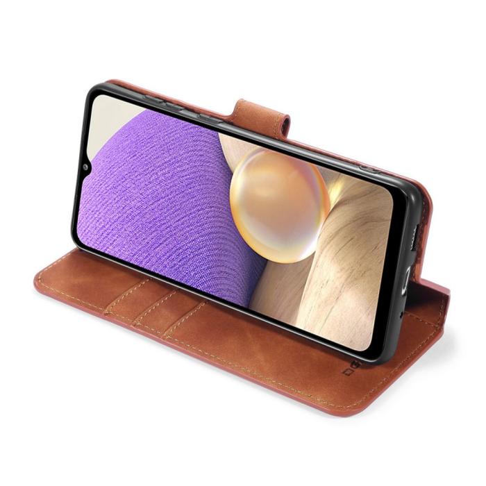 Bild 5, Samsung Galaxy A32 5G - DG.MING Retro Fodral - Brun