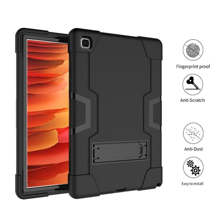 Bild 3, Samsung Galaxy Tab A7 10.4 Skal Shockproof Hybrid Med Kickstand Svart