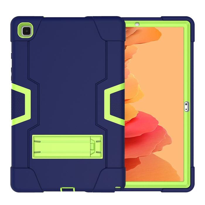 Bild 1, Samsung Galaxy Tab A7 10.4 Skal Shockproof Hybrid Med Kickstand Blå/Grön