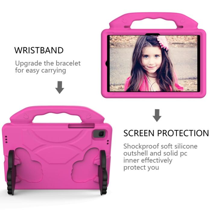Bild 4, Samsung Galaxy Tab A7 10.4 Skal EVA Shockproof För Barn Rosa