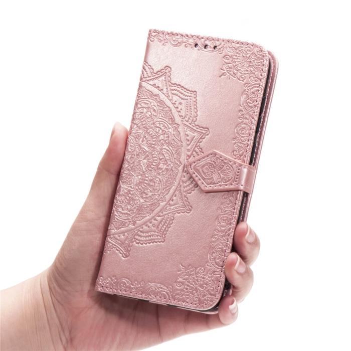 Bild 3, Samsung Galaxy S20 Plus - Mandala Plånboksfodral - Roséguld