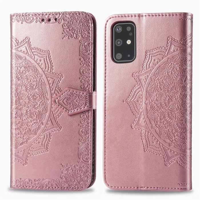 Bild 4, Samsung Galaxy S20 Plus - Mandala Plånboksfodral - Roséguld