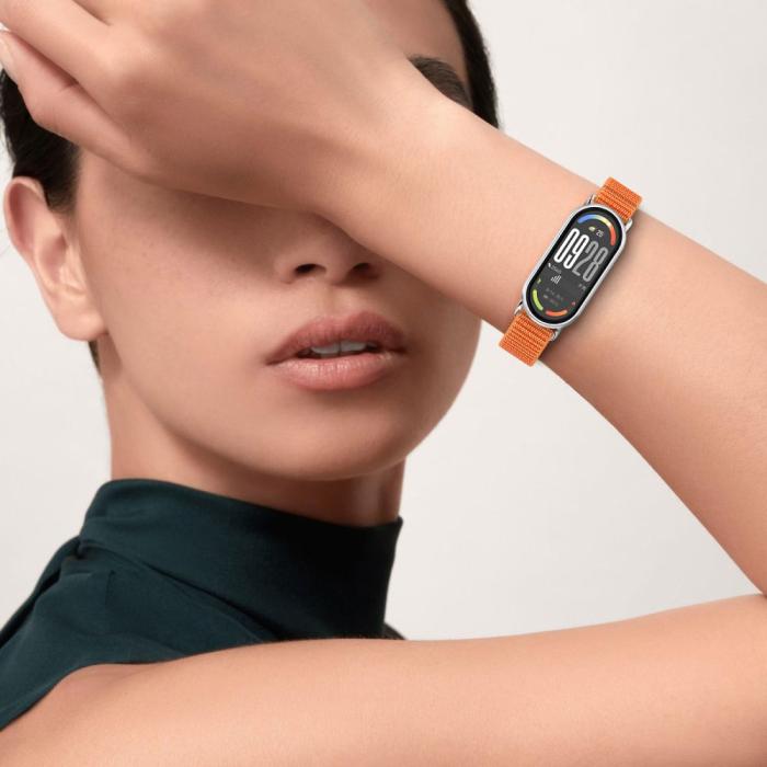Bild 4, Tech-Protect Xiaomi Smart Band 10/9/8 Armband Nylon Stripe