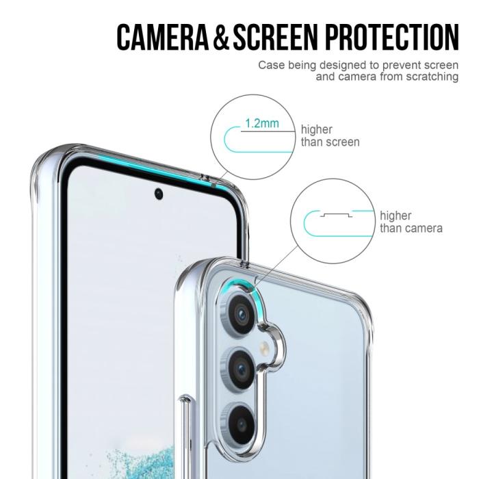 Bild 3, Samsung Galaxy A54 5G Skal Shockproof Hybrid Transparent