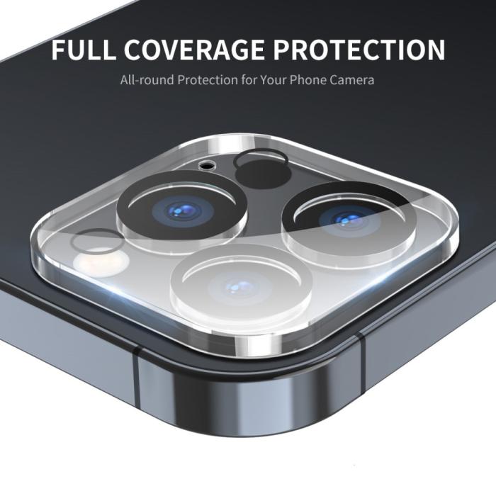 Bild 2, ENKAY iPhone 16 Pro Max/16 Pro Linsskydd 2-PACK Black Rings