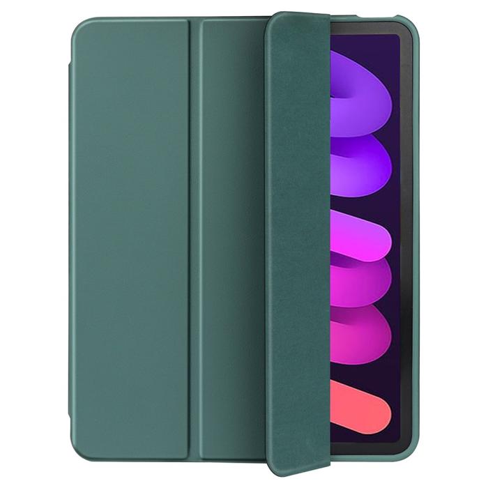 Bild 2, iPad Mini 2024/2021 Fodral Tri-Fold Pennhållare Forest Green