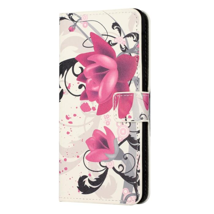 Bild 4, Samsung Galaxy A15 5G Fodral Med Tryck Lotus Blomma