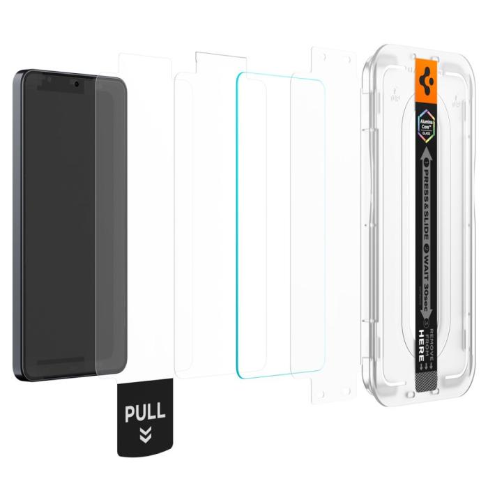 Bild 3, Spigen Galaxy S26 2-PACK Skärmskydd GLAS.tR 