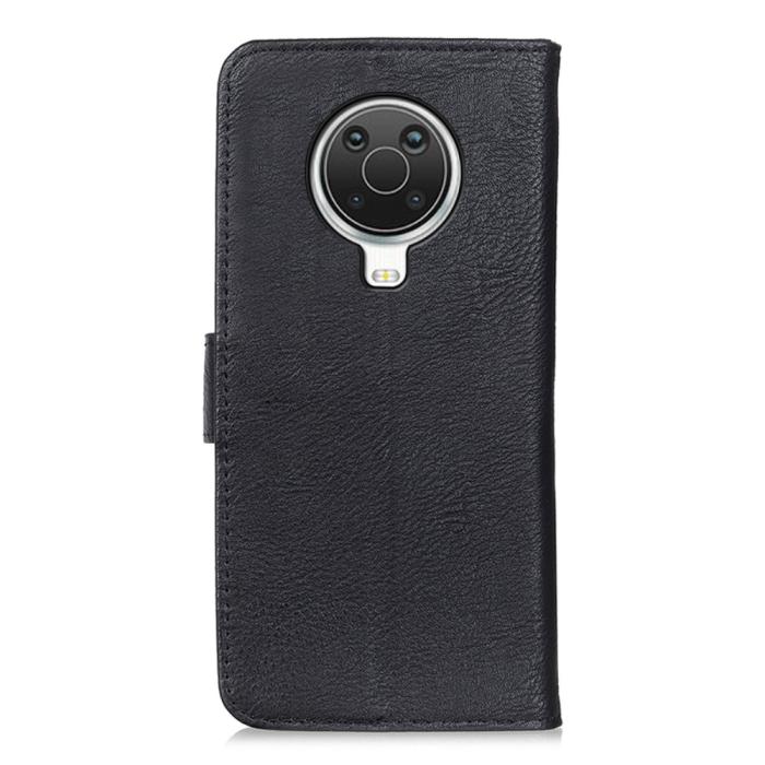 Bild 3, KHAZNEH Nokia G10 / G20 Fodral Retro Läder Svart