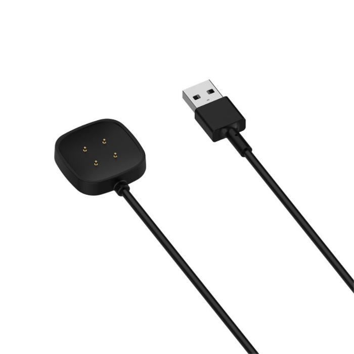 Bild 1, 1m Laddare För Fitbit Versa 4 Svart
