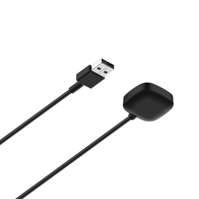 Bild 3, 1m Laddare För Fitbit Versa 4 Svart