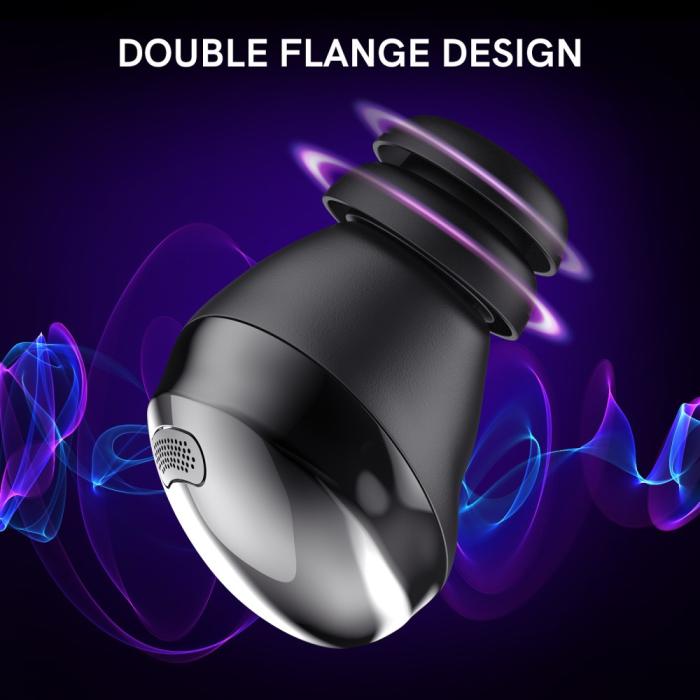 Bild 3, AHASTYLE Galaxy Buds Pro 3 Öronpluggar 3-pack Svart