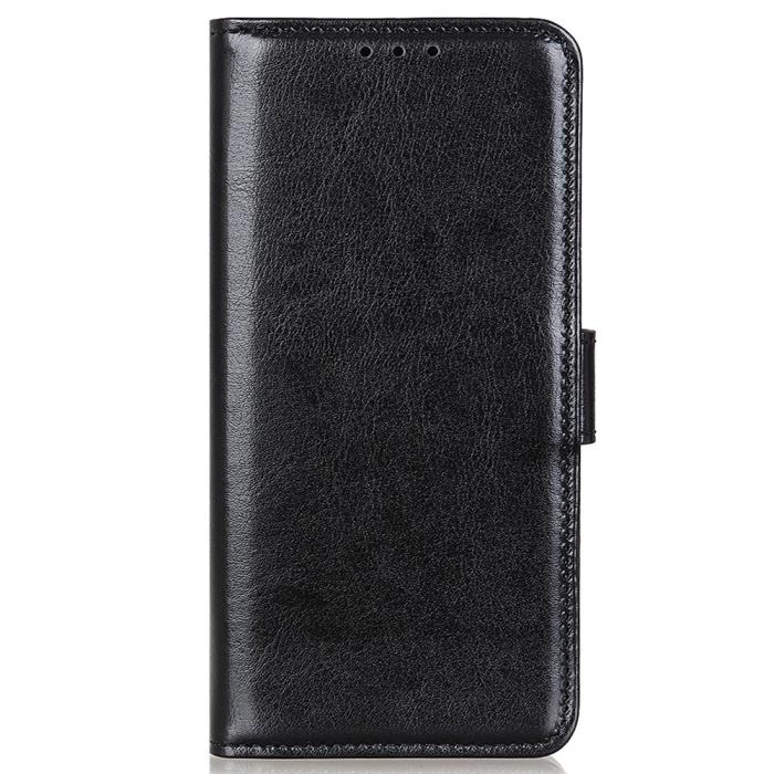Bild 6, Samsung Galaxy S23 FE Fodral Crazy Horse Läder Svart