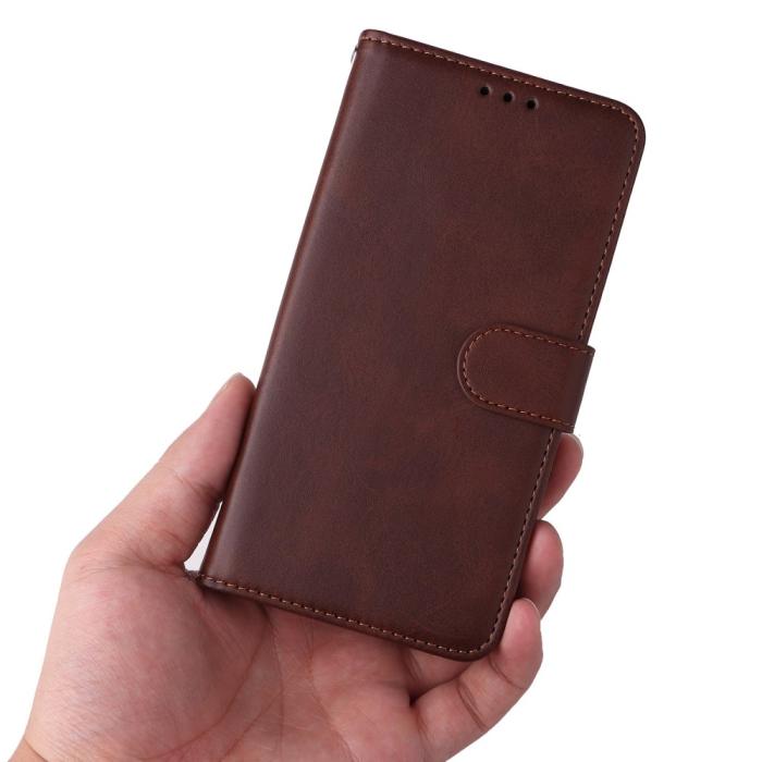 Bild 6, Xiaomi Redmi Note 12 Pro 5G Fodral Solid Läder Brun
