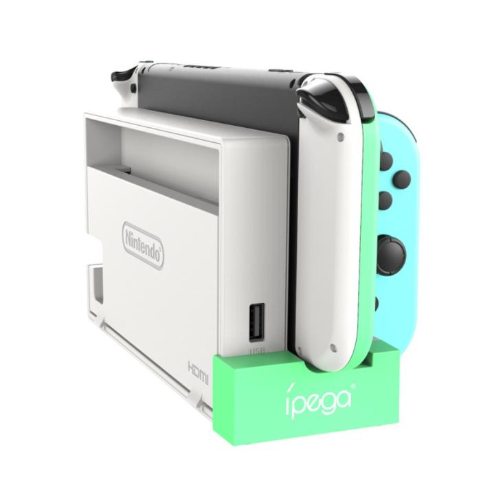 Bild 4, iPega Nintendo Switch LED Laddstation För Ställ och 4x Joy-Con