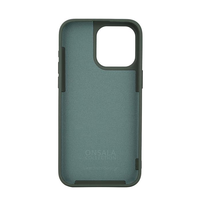 Bild 3, ONSALA iPhone 15 Pro Max MagSafe Skal Med Silikonyta Olivgrön