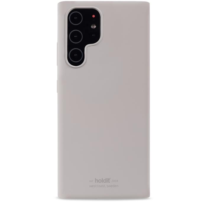 Bild 1, holdit Samsung Galaxy S22 Ultra Mobilskal Silikon Taupe