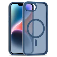 iPhone 17e / 16e Skal MagSafe Skin Touch Bl&aring;