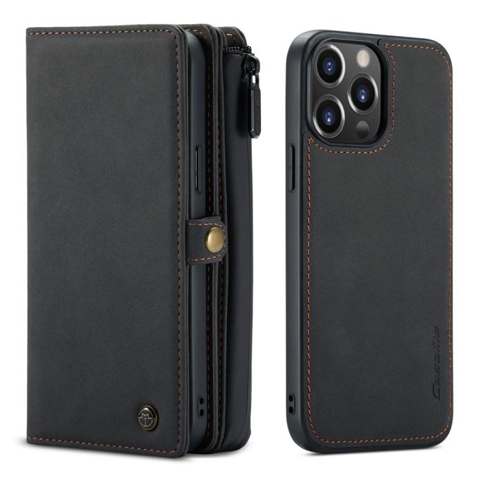 Bild 1, CASEME iPhone 13 Pro Max Fodral/Skal Magnet 2in1 Multifunktionell Svart