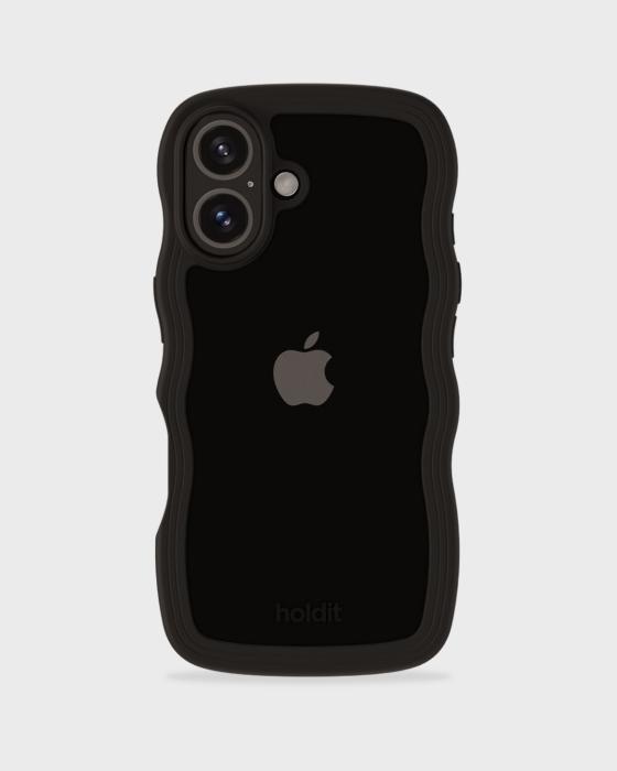 Bild 2, holdit iPhone 16 Plus Skal Wavy Svart/Transparent