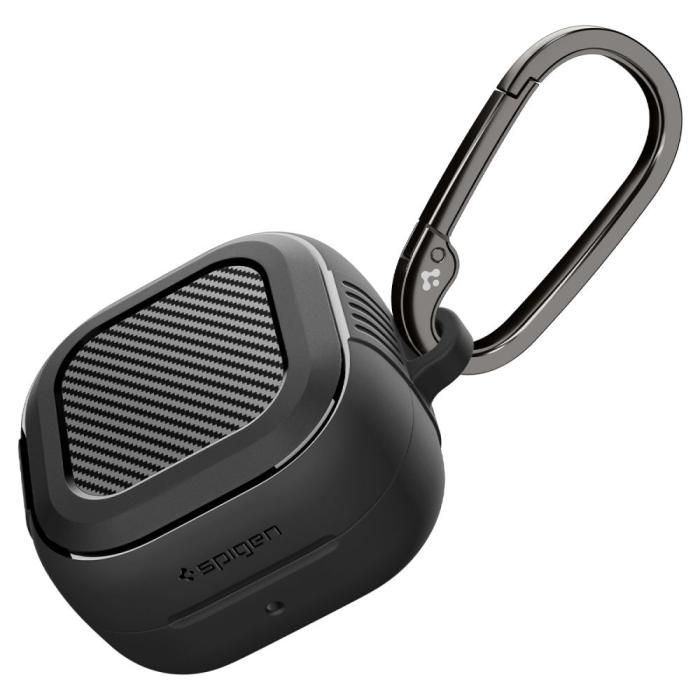 Bild 4, Spigen Galaxy Buds 4 / 4 Pro Skal Rugged Armor Matt Svart