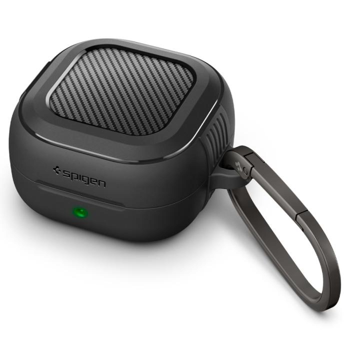 Bild 6, Spigen Galaxy Buds 4 / 4 Pro Skal Rugged Armor Matt Svart
