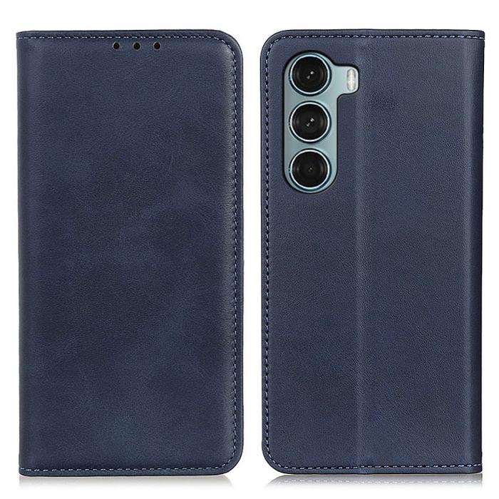 Bild 1, Motorola Moto G200 Fodral Flip Läder Blå