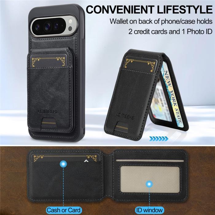 Bild 3, LC.IMEEKE Google Pixel 10/10 Pro/9/9 Pro Skal Magnetiskt Kortfack