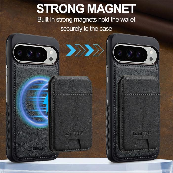 Bild 6, LC.IMEEKE Google Pixel 10/10 Pro/9/9 Pro Skal Magnetiskt Kortfack