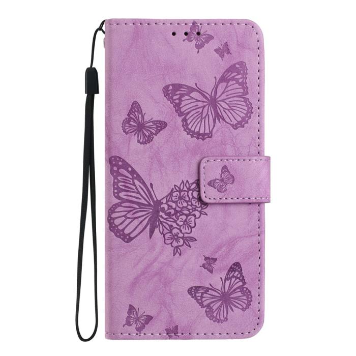 Bild 5, Samsung Galaxy S26 Fodral Fjäril Tryck Lila