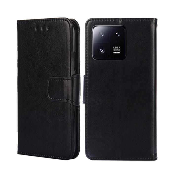 Bild 1, Xiaomi 13 Pro 5G Fodral Solid Läder Svart
